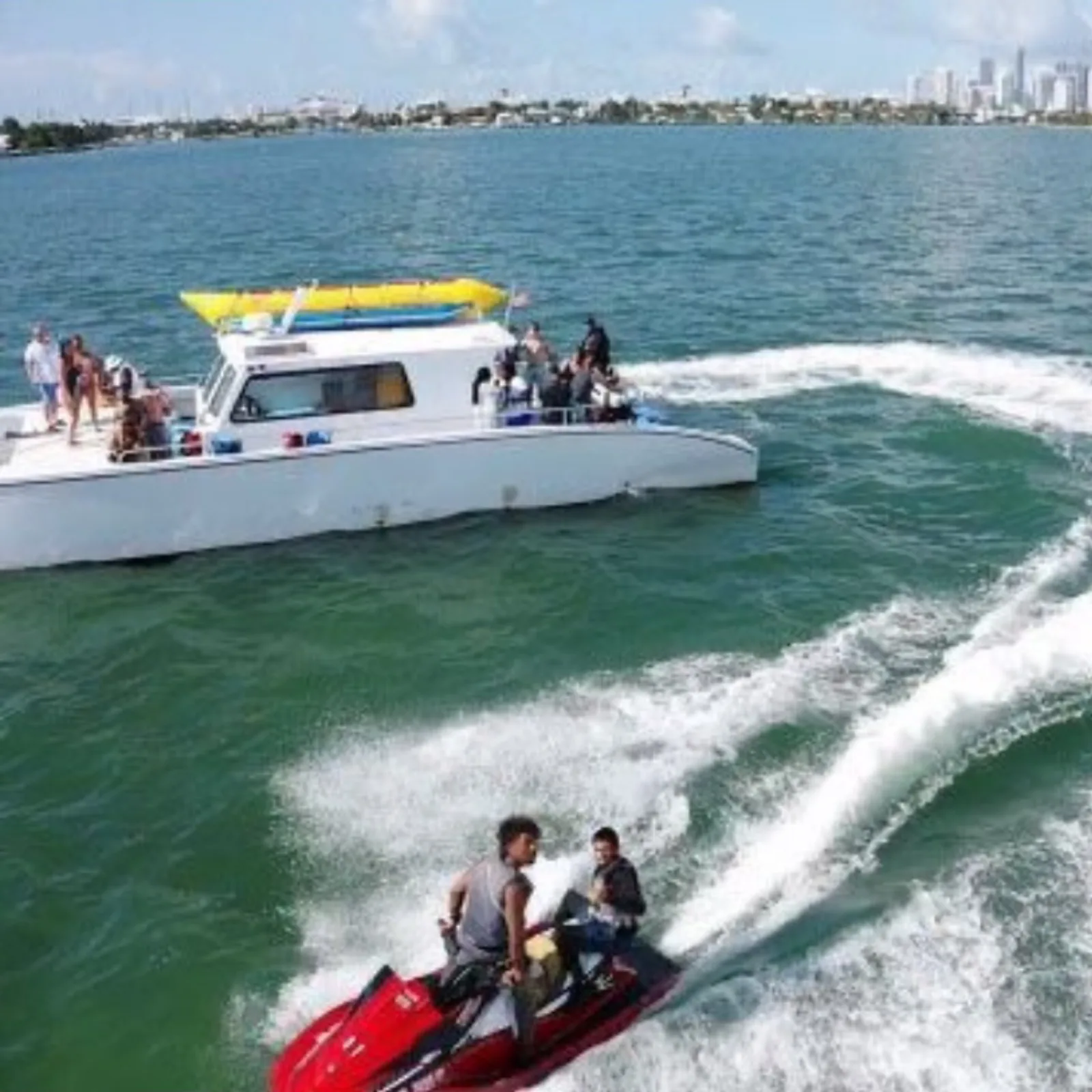 Party Boat with Water Sports